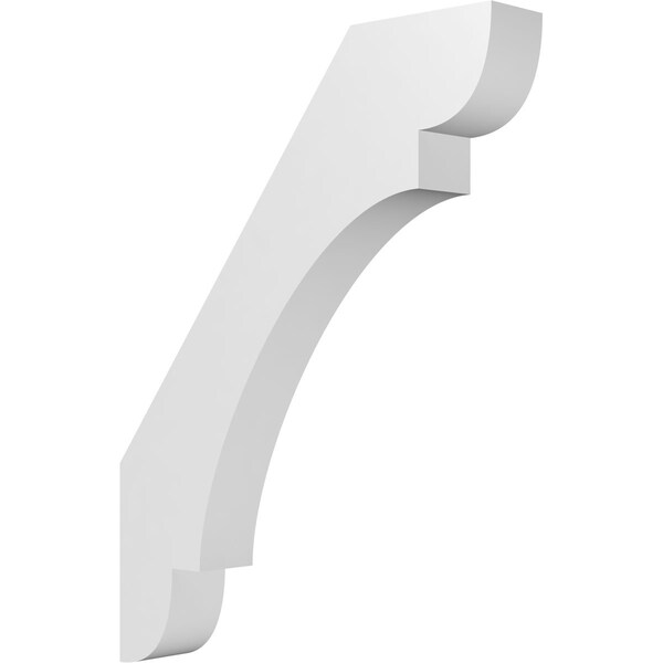 Ekena Millwork 3-in. W x 18-in. D x 24-in. H Olympic Architectural Grade PVC Knee Brace BRCP03X18X24OLY - main